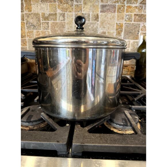 farberware 8 qt stock pot 18/10 stainless steel - Picture 1 of 6